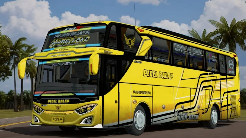 Bus Pecel Balap Bumblebee Capture d'écran 1