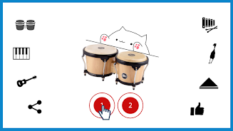 Bongo Cat Musical Instruments スクリーンショット 2