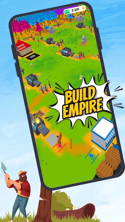 Lumber Tycoon Inc : Idle build应用截图第1张