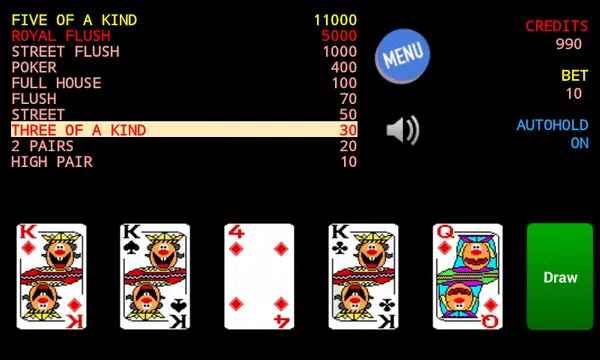 Jolly Card Poker स्क्रीनशॉट 1