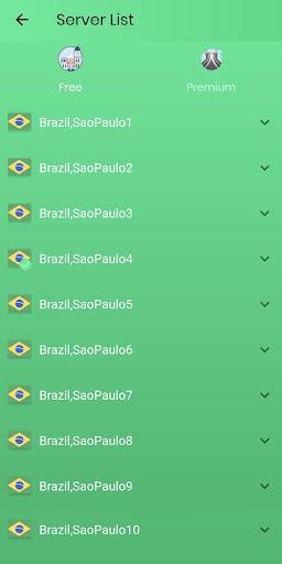 VPN Brazil - Fast VPN Proxy (MOD) Screenshot 3