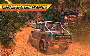 Offroad Jeep Driving Simulator Captura de tela 4