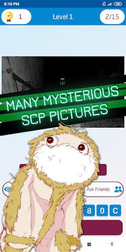 scp quiz game Captura de pantalla 4