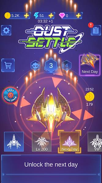 Dust Settle 3D - Galaxy Attack Mod स्क्रीनशॉट 4