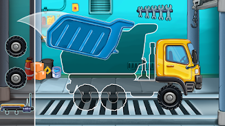 Truck wash train builder game Capture d'écran 1