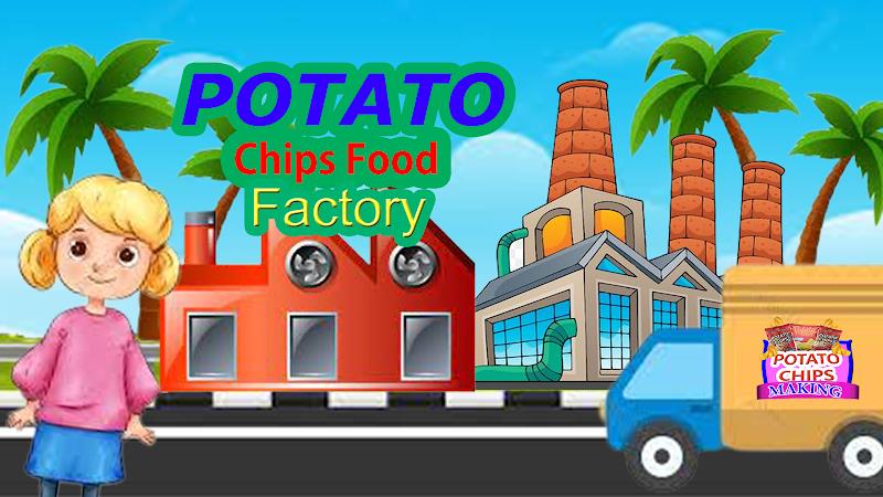 Potato Chips Food Factory Game Captura de pantalla 4