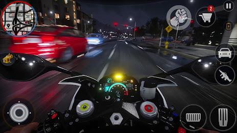 Highway Bike Riding & Racing Screenshot 1