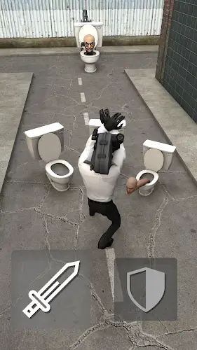 Toilet Fight: Open World Capture d'écran 1