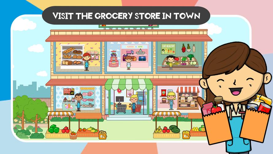 Lila's World: Grocery Store应用截图第2张
