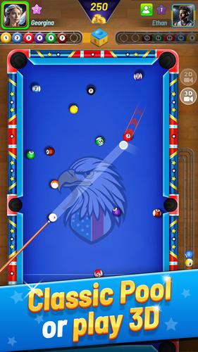 8 Ball Shoot It All - 3D Pool Скриншот 1
