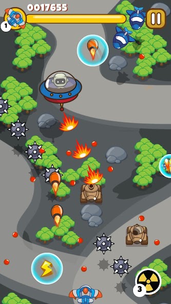Sky Raiders - Battle Wars Mod スクリーンショット 1