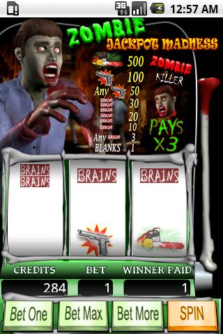 Zombie Jackpot Madness应用截图第1张