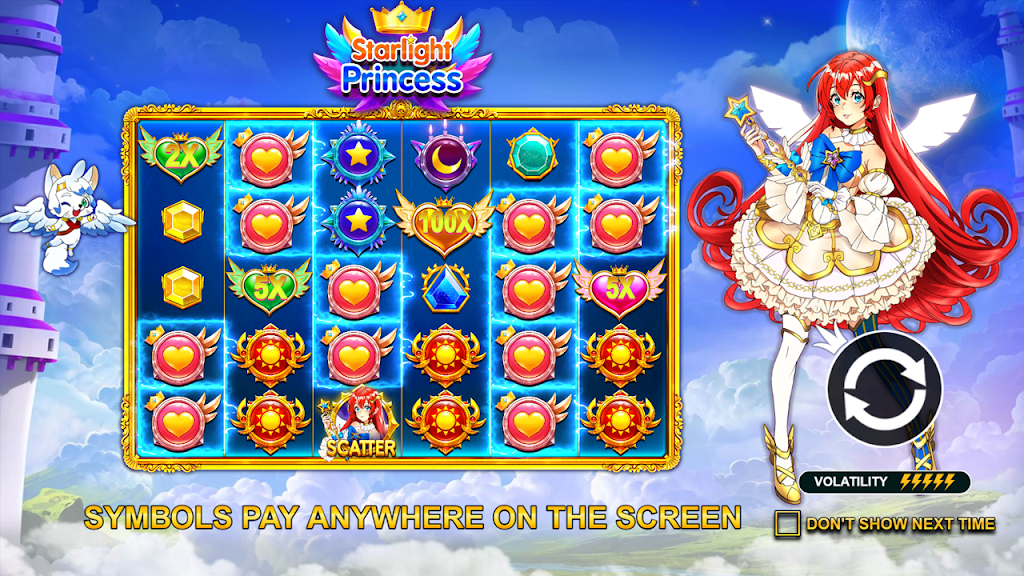 Starlight Princess Slot Screenshot 1