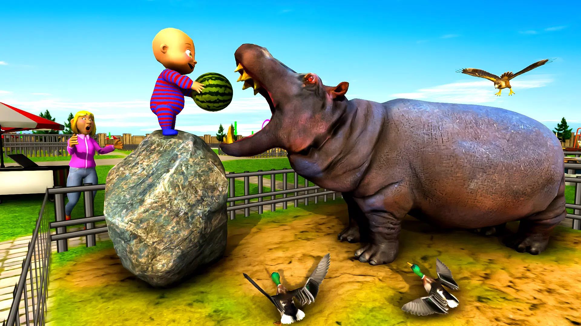 Naughty Baby 3D: Daddy Zoo Fun Capture d'écran 2