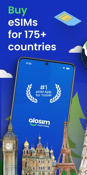 aloSIM - eSIM Travel Sim Card应用截图第1张