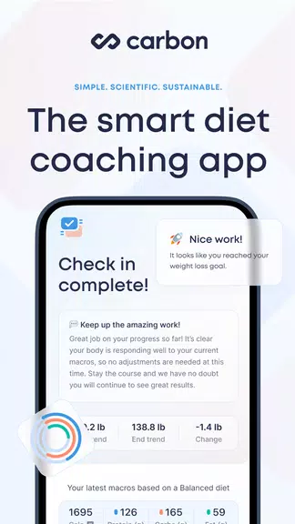 Carbon - Macro Coach & Tracker Screenshot 1