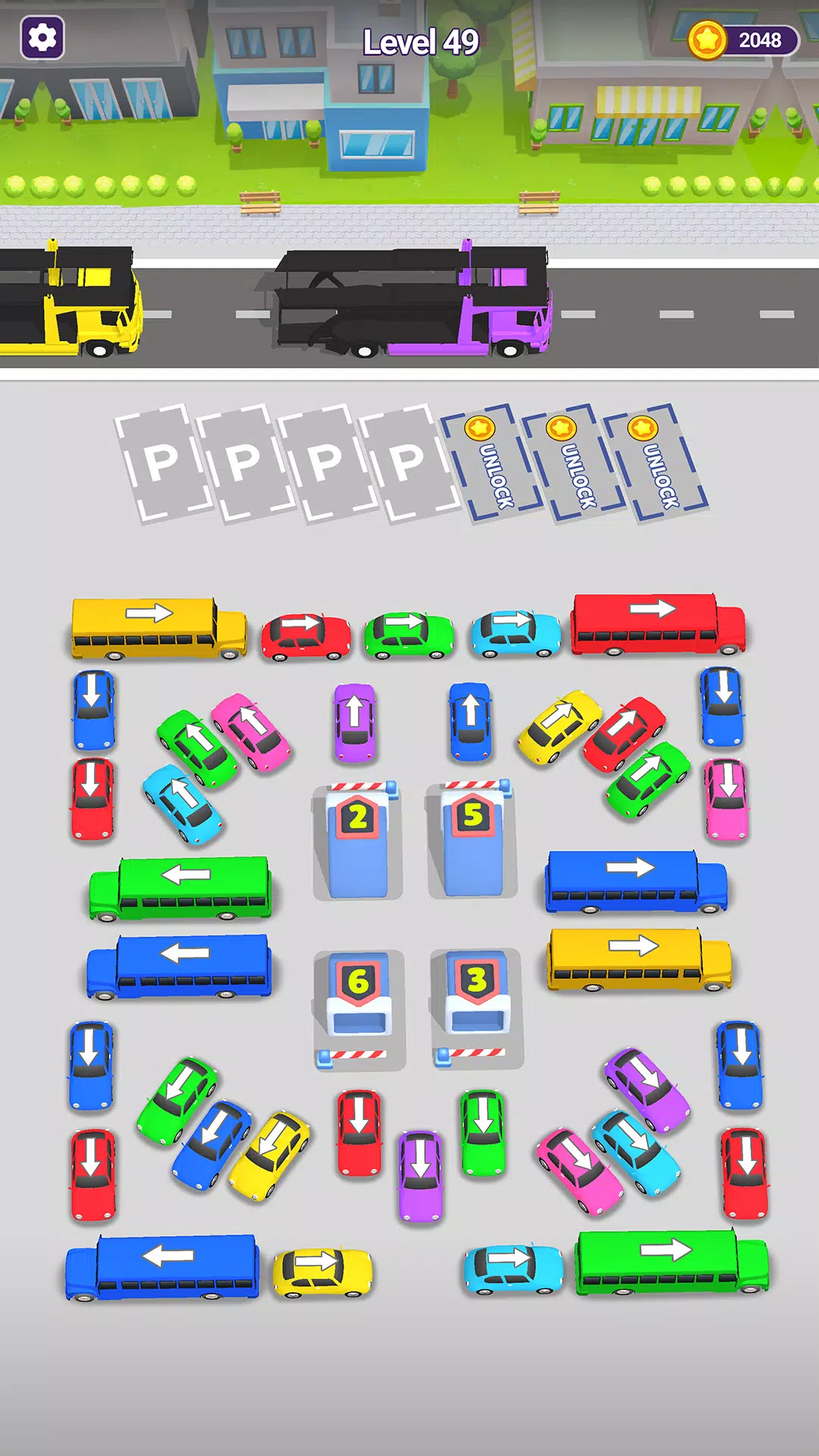 Mini Car Jam: Parking Puzzle Captura de tela 1