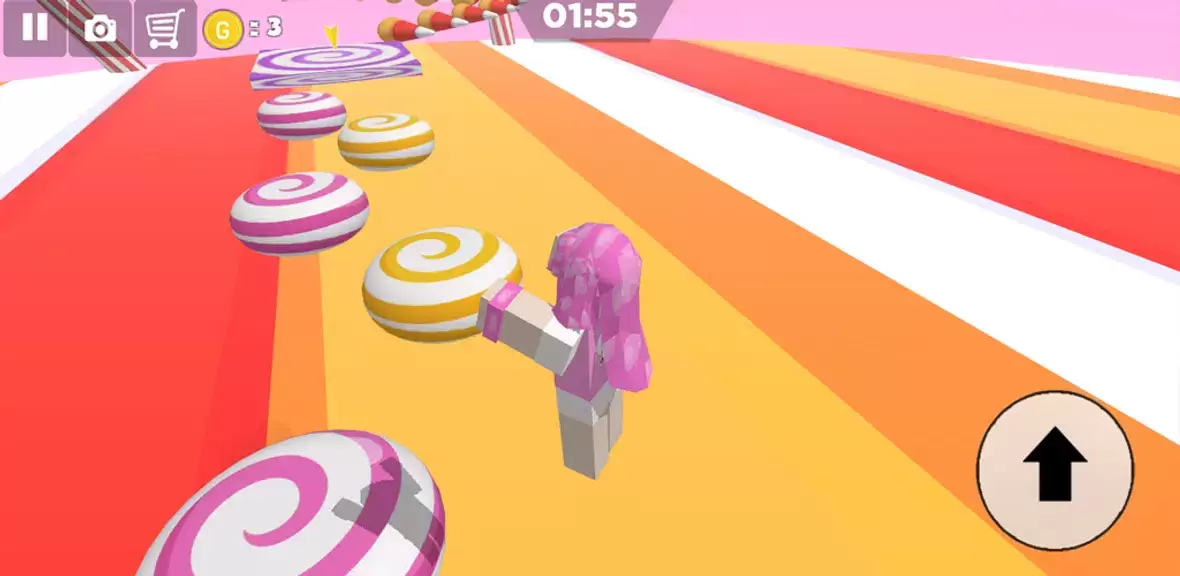 Candy Parkour Sweet girl Captura de tela 3