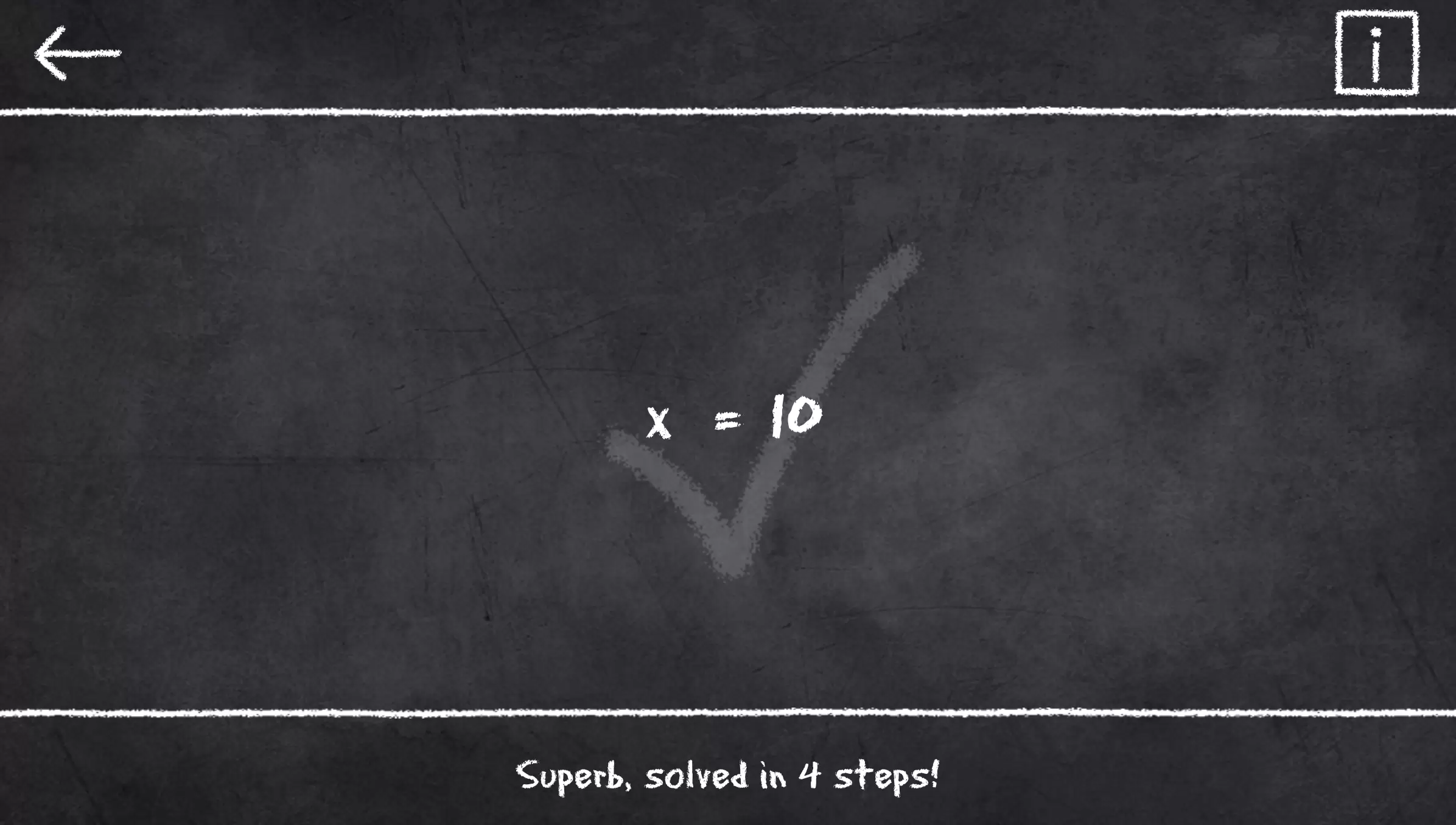 x=1: Learn to solve equations 스크린샷 1