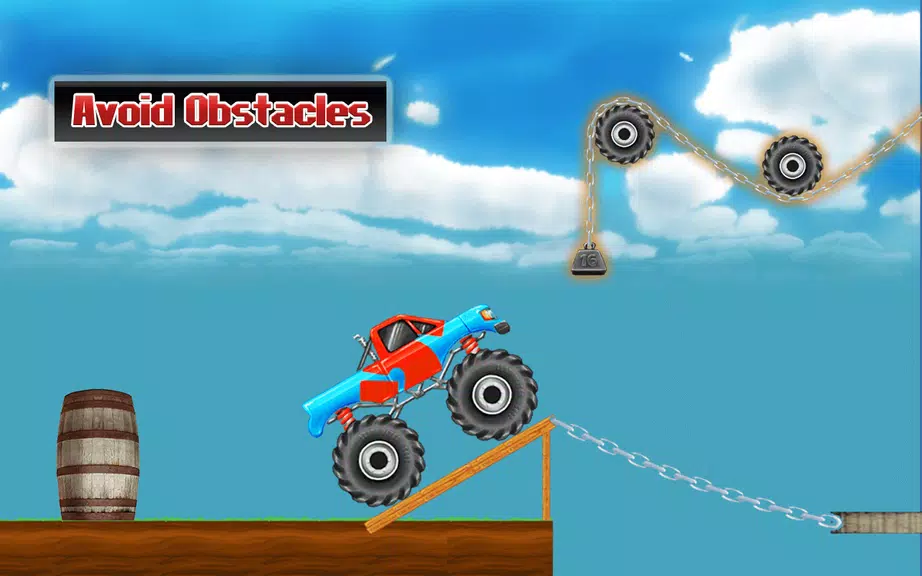 Rope Bridge Racer Car Game Captura de pantalla 1