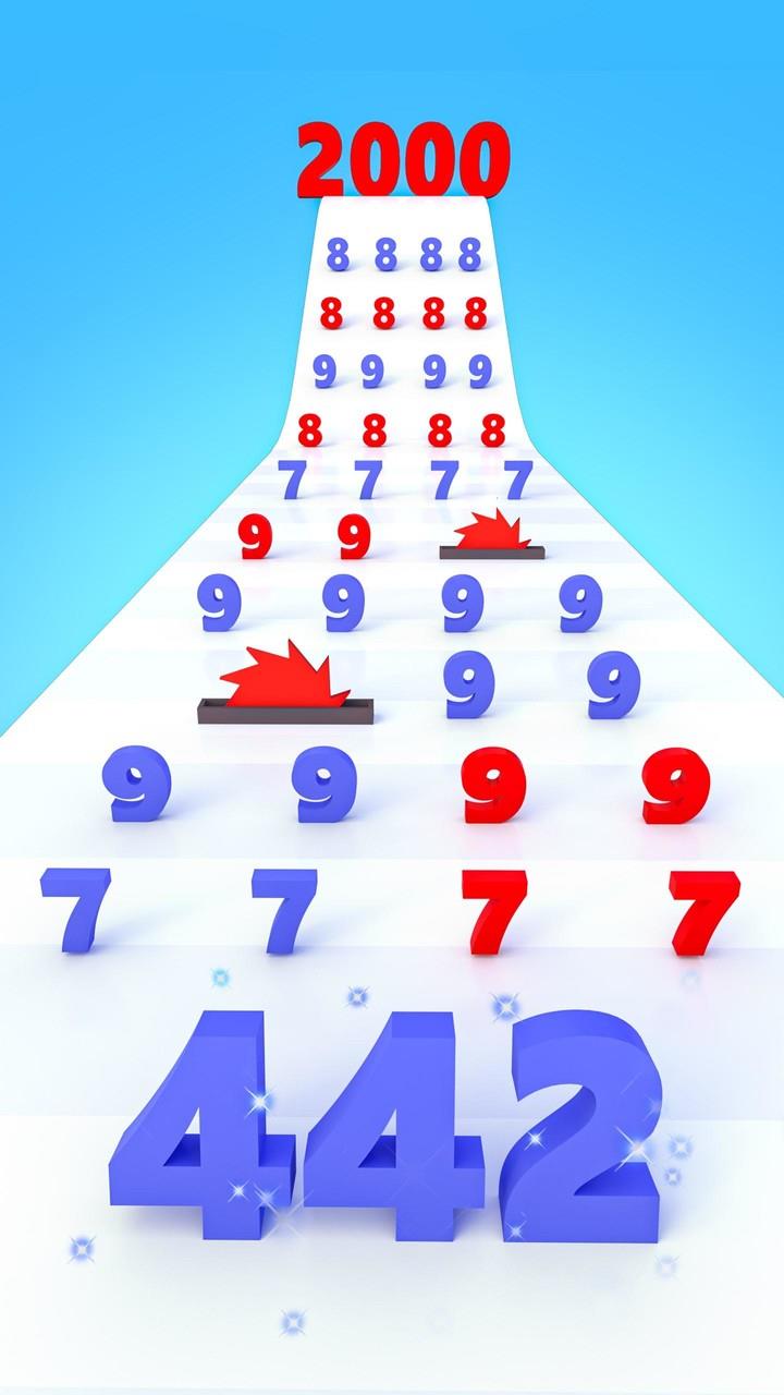 Number Run & Merge Master Game Captura de pantalla 2