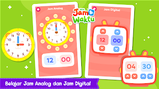 Belajar Jam & Waktu 스크린샷 3