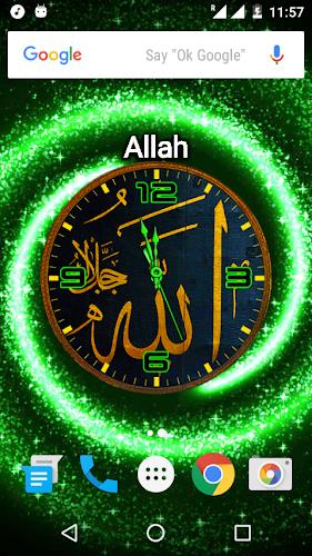 Allah Clock Live Wallpaper Captura de tela 3