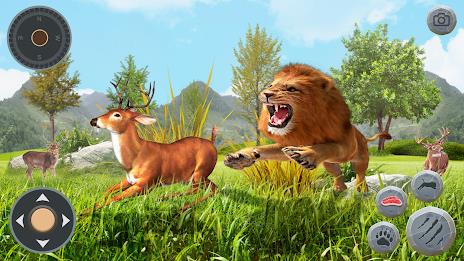 Lion Simulator Wild Animal 3D 스크린샷 1