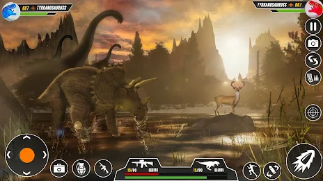 Real Dino Hunting 3D shooting Captura de pantalla 2