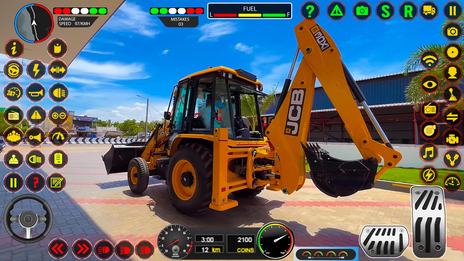 JCB Construction Excavator Sim Capture d'écran 2