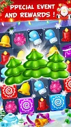 Candy Christmas Match 3 Captura de pantalla 4