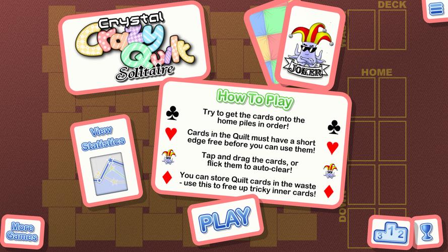 Crystal Crazy Quilt Solitaire应用截图第2张
