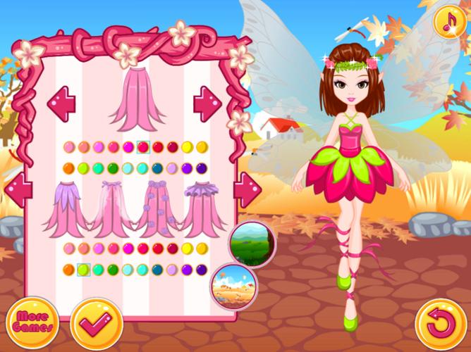 Fairy Dress Up - Girls Games Скриншот 4