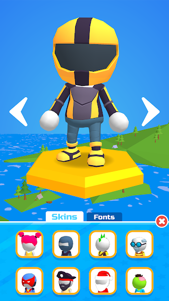 Do Not Fall .io स्क्रीनशॉट 1