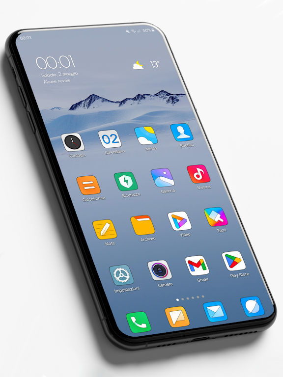 MIUl Carbon Icon Pack Mod 스크린샷 1
