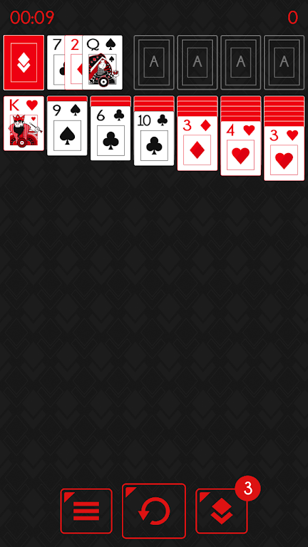 Solitaire - Klondike Redstone स्क्रीनशॉट 2