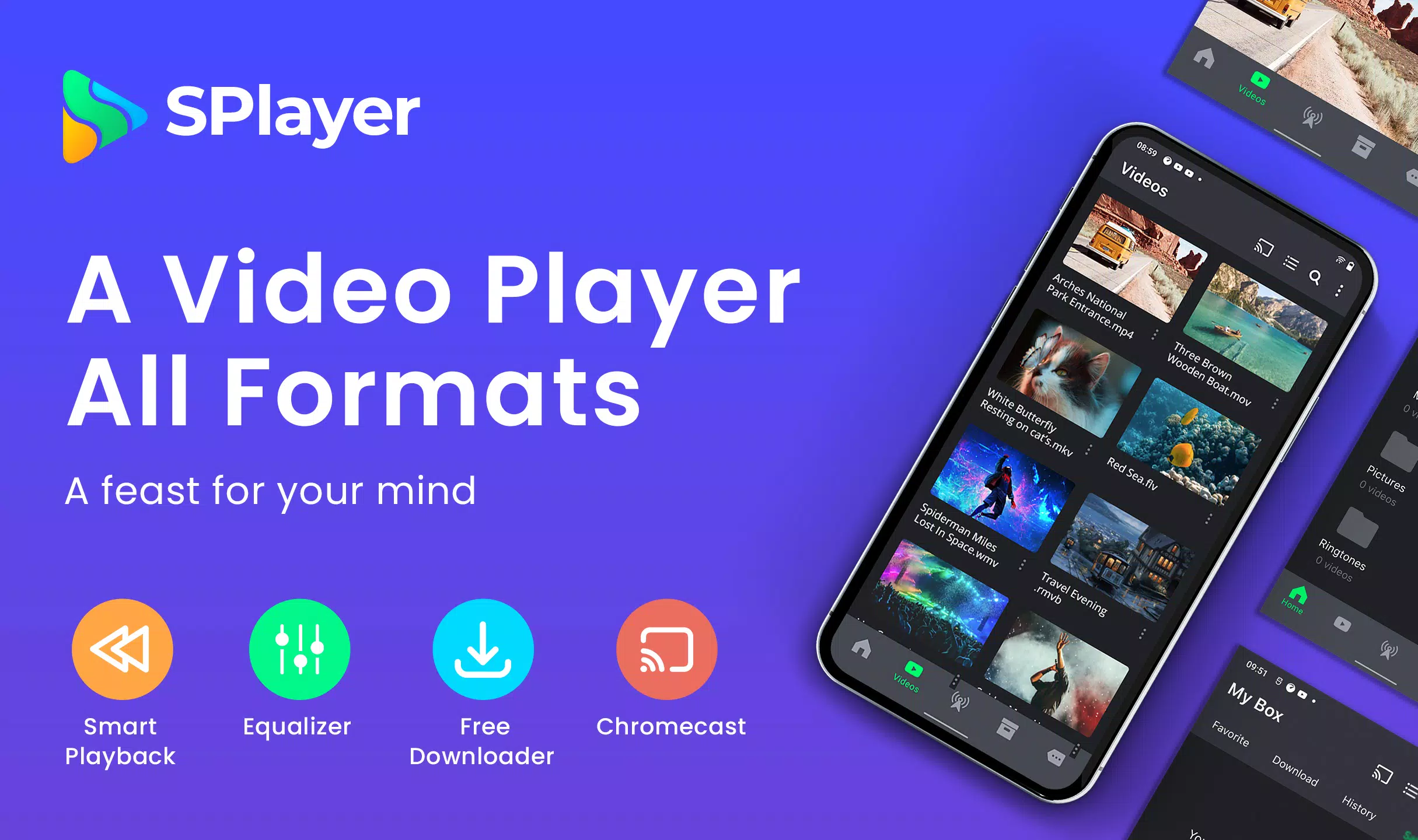 SPlayer - Fast Video Player スクリーンショット 1