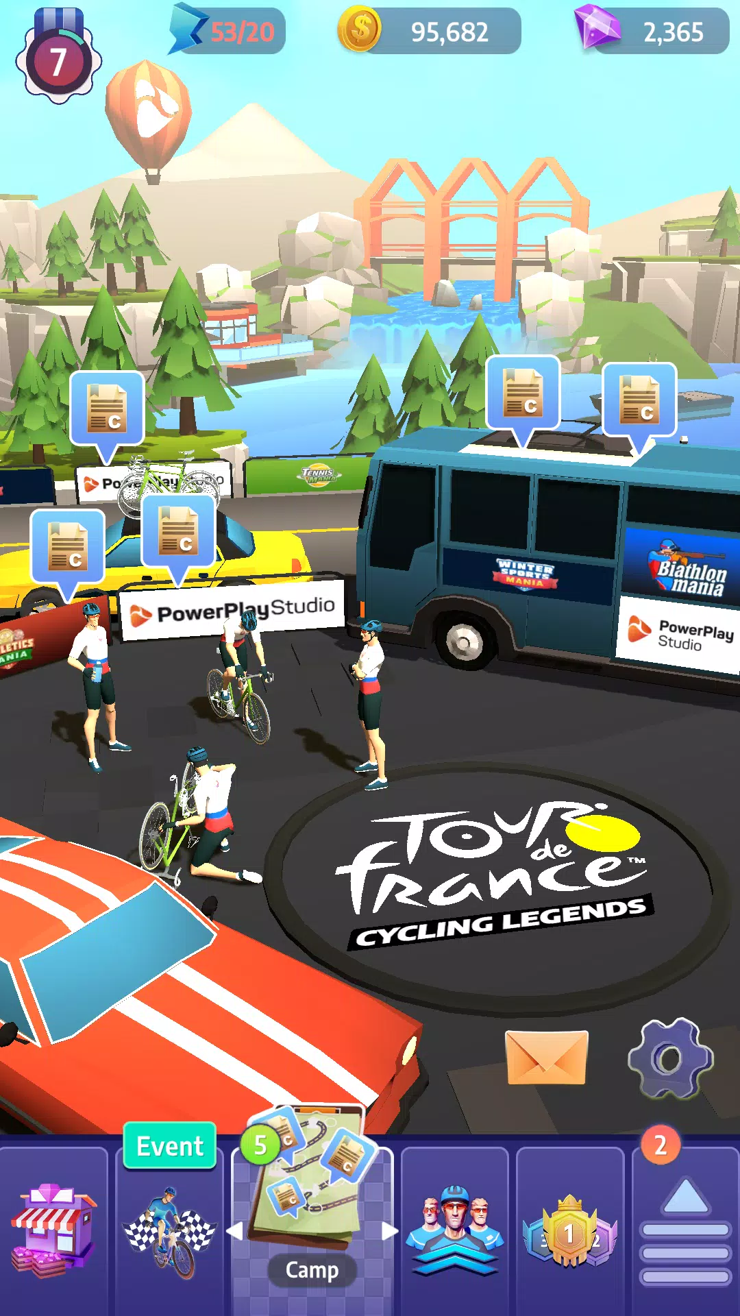 Tour de France Cycling Legends應用截圖第1張