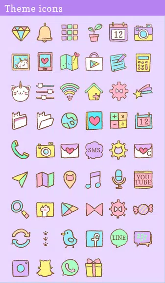 Caticorn Theme +HOME Screenshot 3