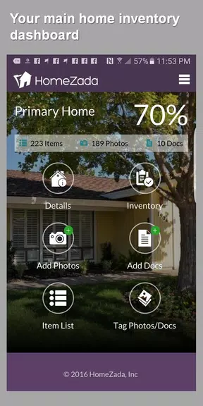 HomeZada Mobile Screenshot 1