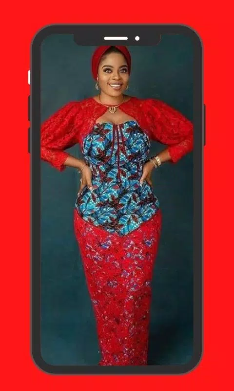 Ankara and Lace Combo Styles Captura de tela 1