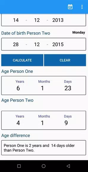 Age Calculator 스크린샷 2