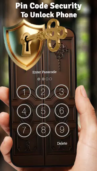 Vintage Door Lock Screen Capture d'écran 2