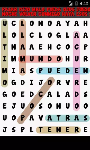 Word Search multilingual Captura de pantalla 4