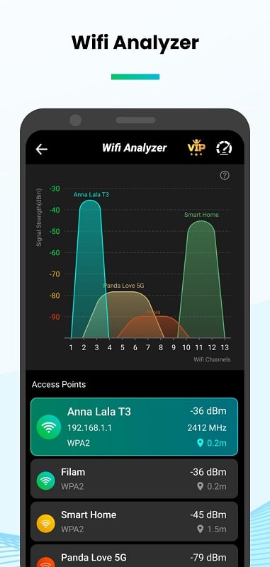 Speed Test & Wifi Analyzer Captura de tela 3