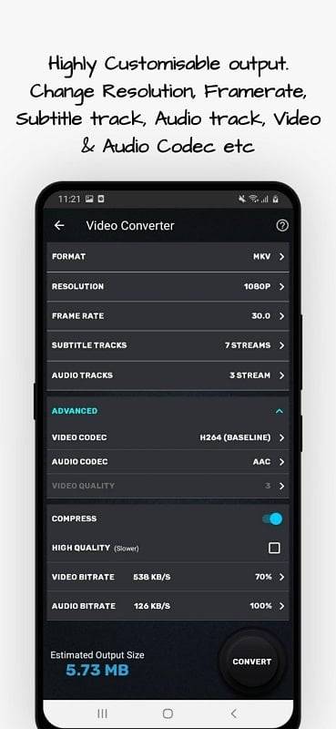 Video Converter, Compressor Скриншот 1