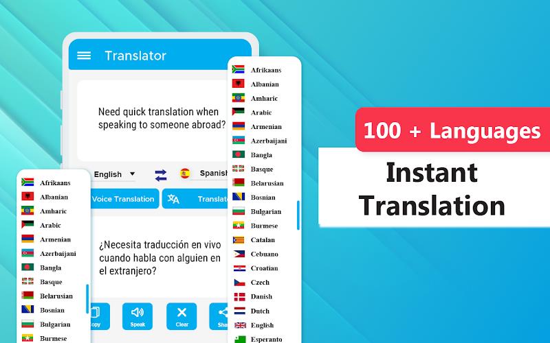 All Language Voice Translator Captura de tela 4