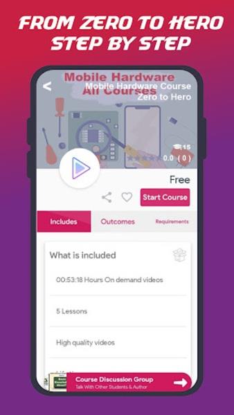 Zuber Mobile Courses Captura de pantalla 3