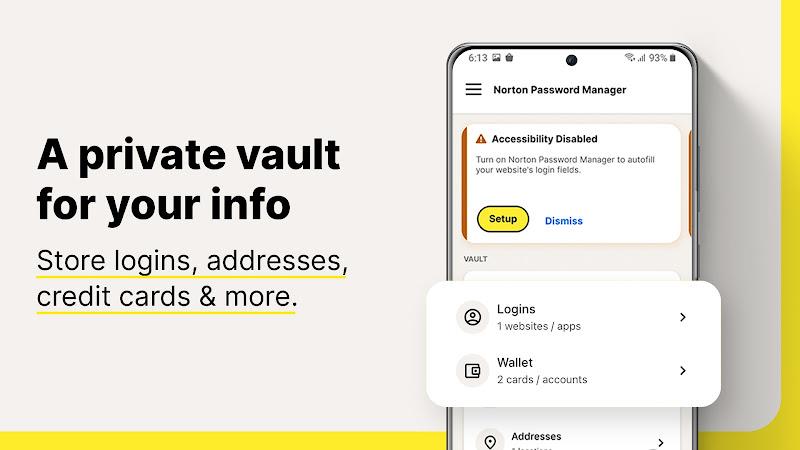 Norton Password Manager應用截圖第2張