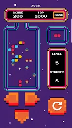 Pill Puzzle : Falling Capsules 스크린샷 1